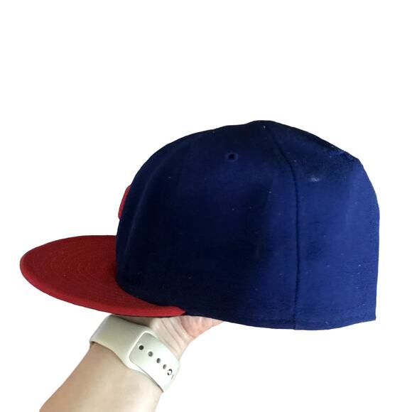 New Era Philadelphia Phillies Logo Fitted Hat 7 1/2 - Picture 2 of 4